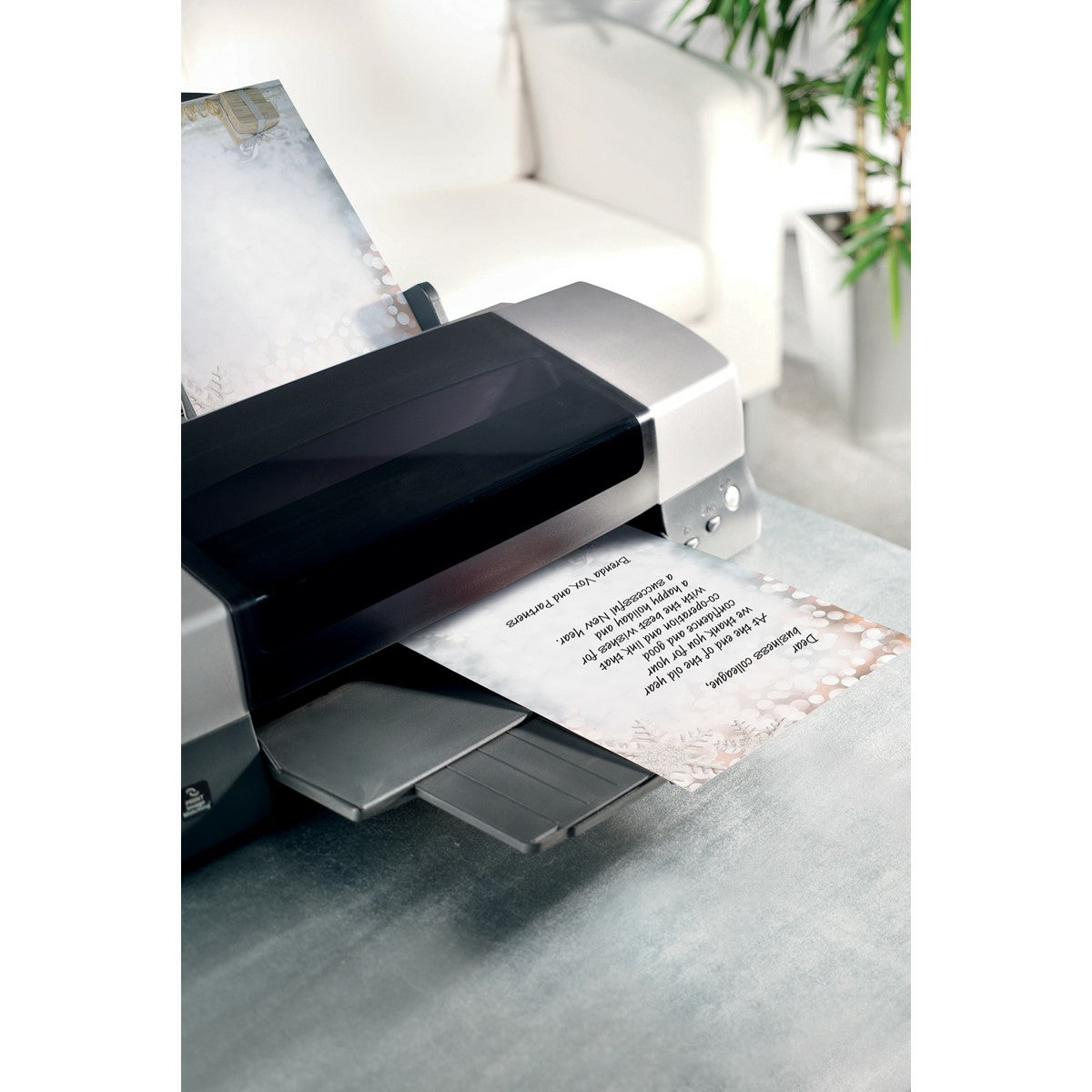 Sigel Motivpapier – A4, 90 g/m², Motiv: Christmas Surprise – für Inkjet/Laser/Kopierer – FSC – 100 Blatt