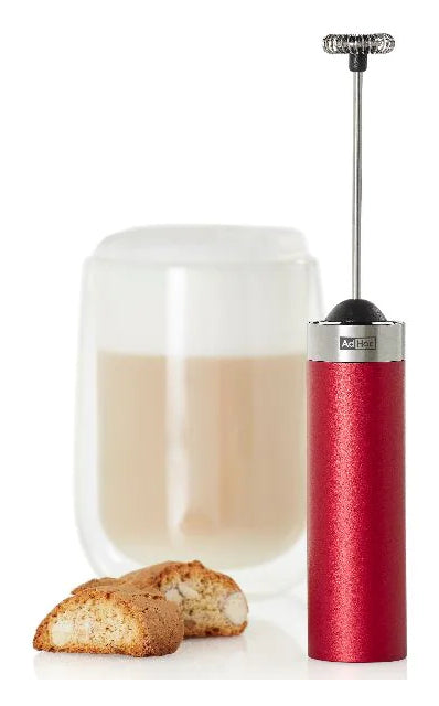 AdHoc Milchschäumer-Stab RAPID.3 MS25 – 2×AAA – Rubinrot