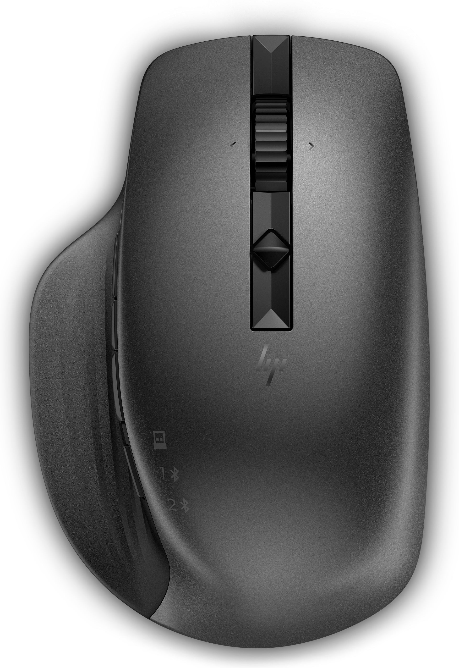 HP Wireless Creator 935M Business-Maus – kabellos, Hyperscrolling, für Rechtshänder, silber/schwarz