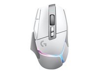 Logitech G G502 X PLUS – Gaming-Maus – Kabellos (2,4 GHz), 25600 DPI, RGB-Beleuchtung, rechts, Weiss