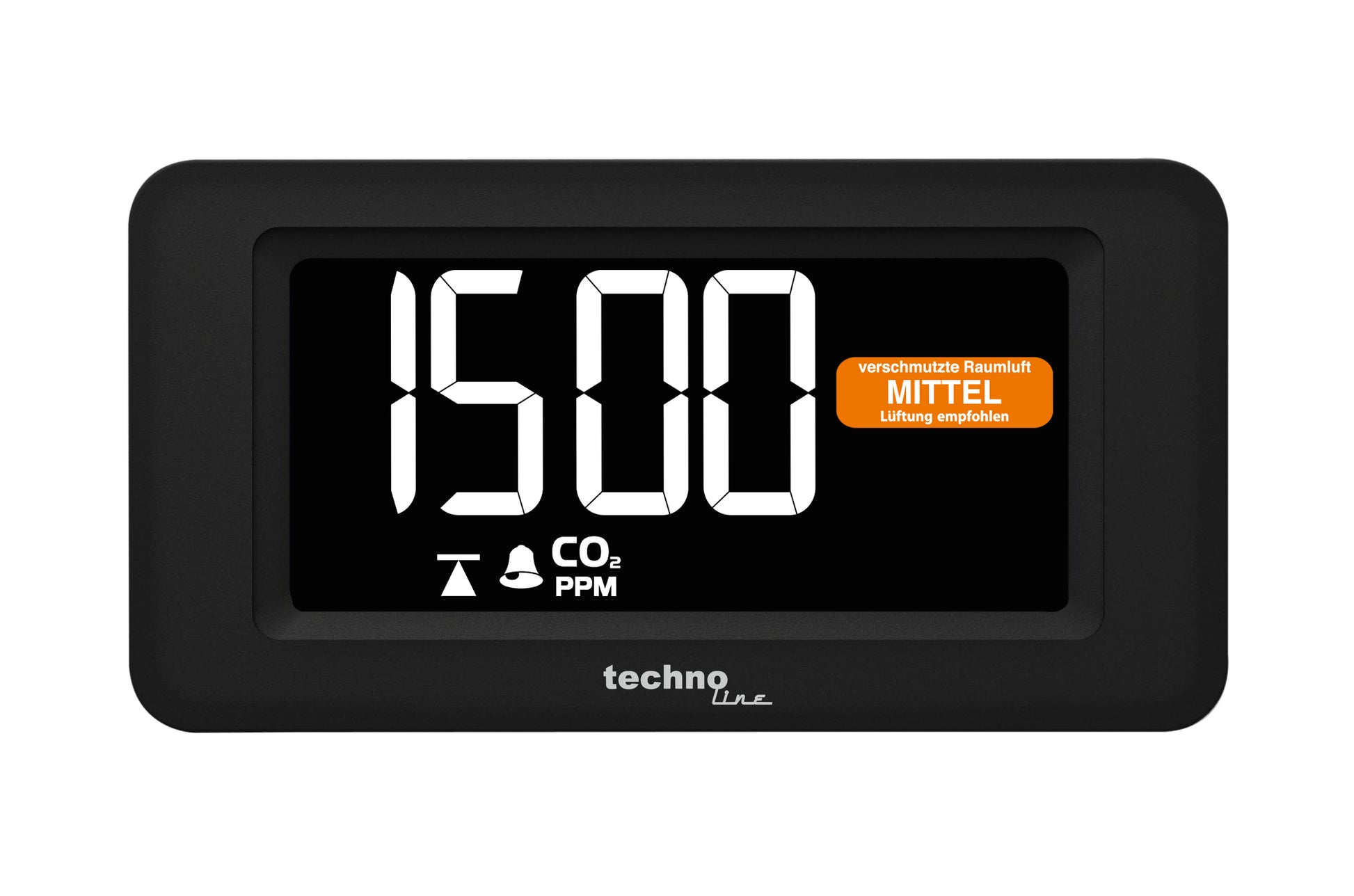 Technoline WL 1022 – Multisensor/Raumsensor, CO2-Messung, Display – schwarz