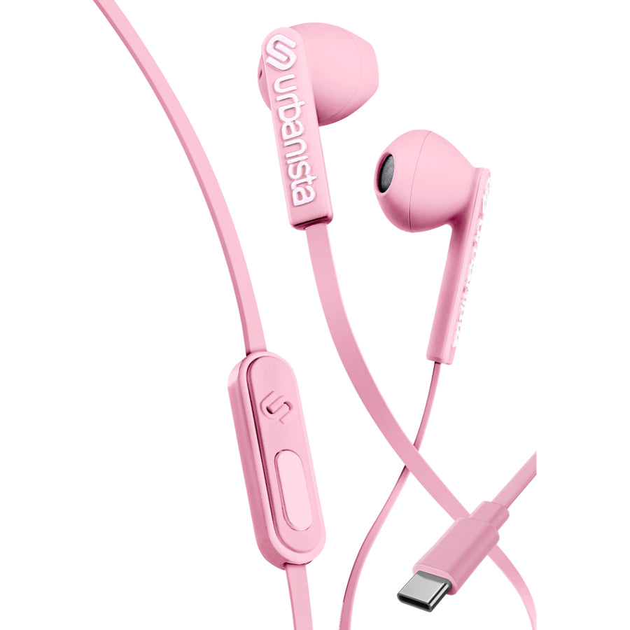 Urbanista San Francisco – In-Ear Headset – USB-C, Inline-Fernbedienung – Pink – für Android/iOS