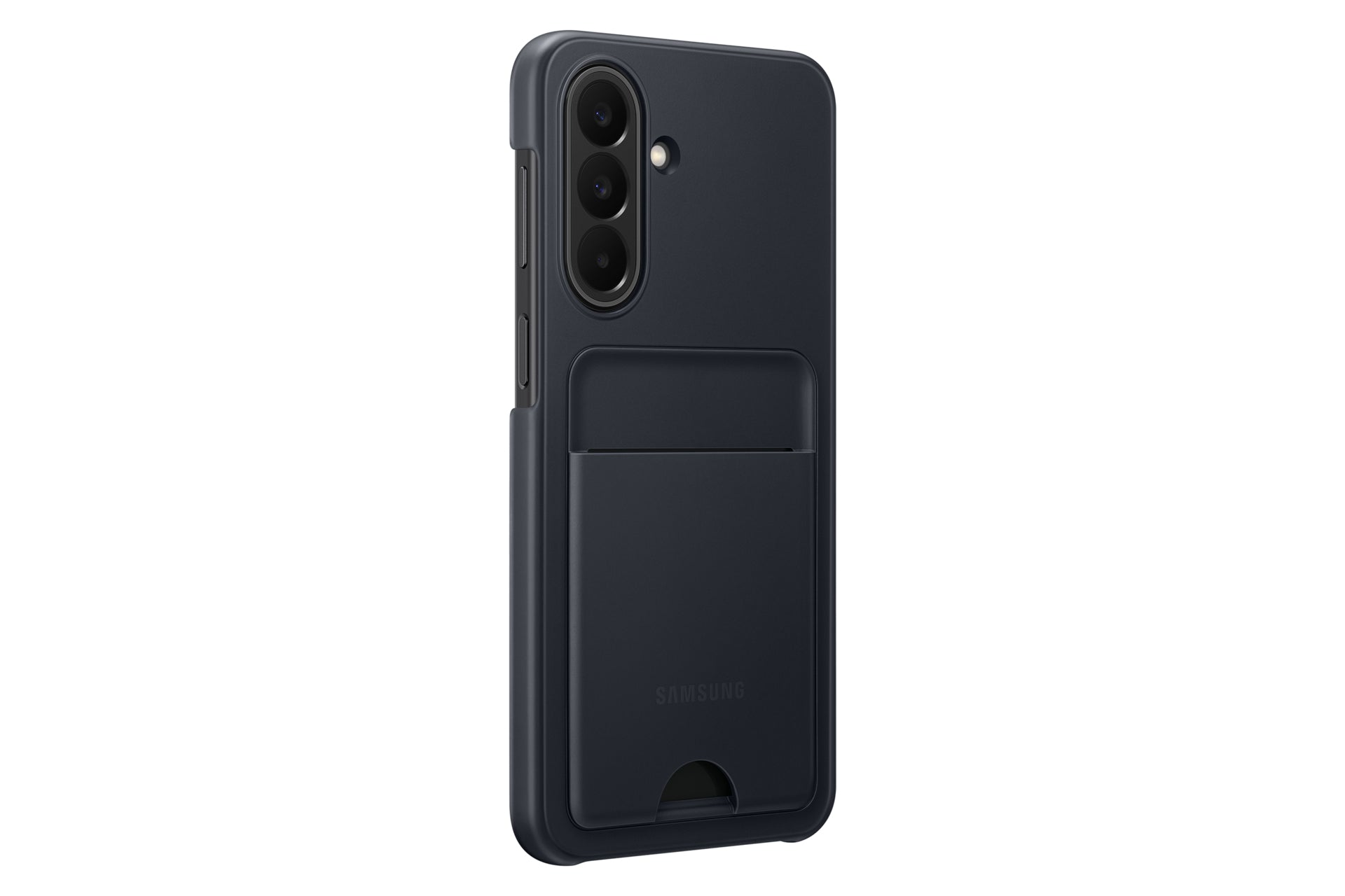 Samsung Backcover – für Samsung Galaxy A27, Kunststoff, schwarz, mit Kartenfach