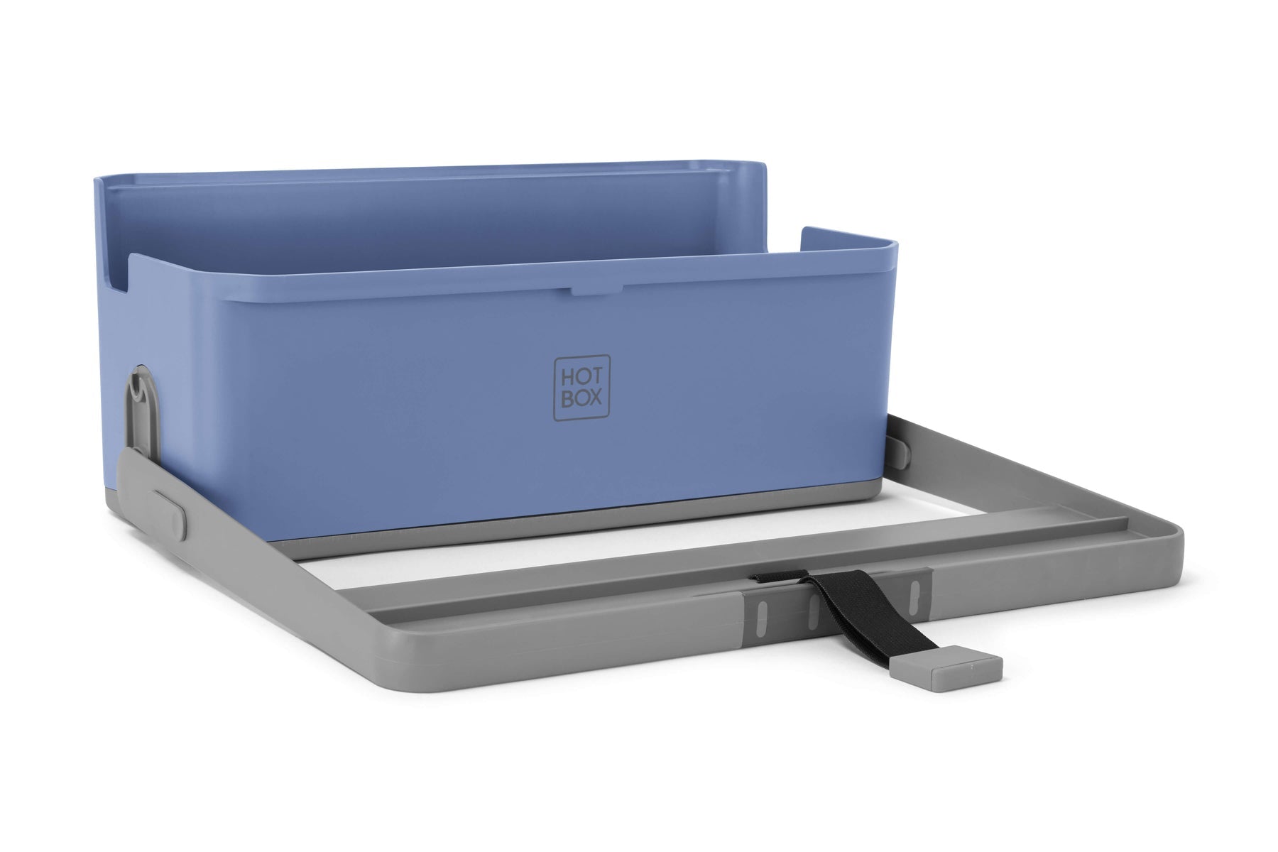 Hotbox Laptop-Ständer – bis 14,9", höhenverstellbar, mit 2 Schubladen – Blau