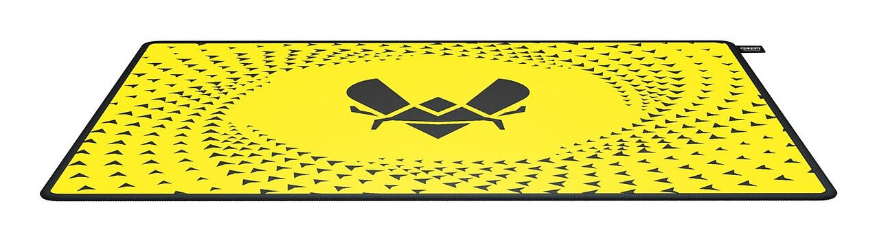 CHERRY XTRFY GP5 Vitality – Gaming-Mauspad – 460 × 400 mm, 4 mm, Tuch, Schwarz/Gelb