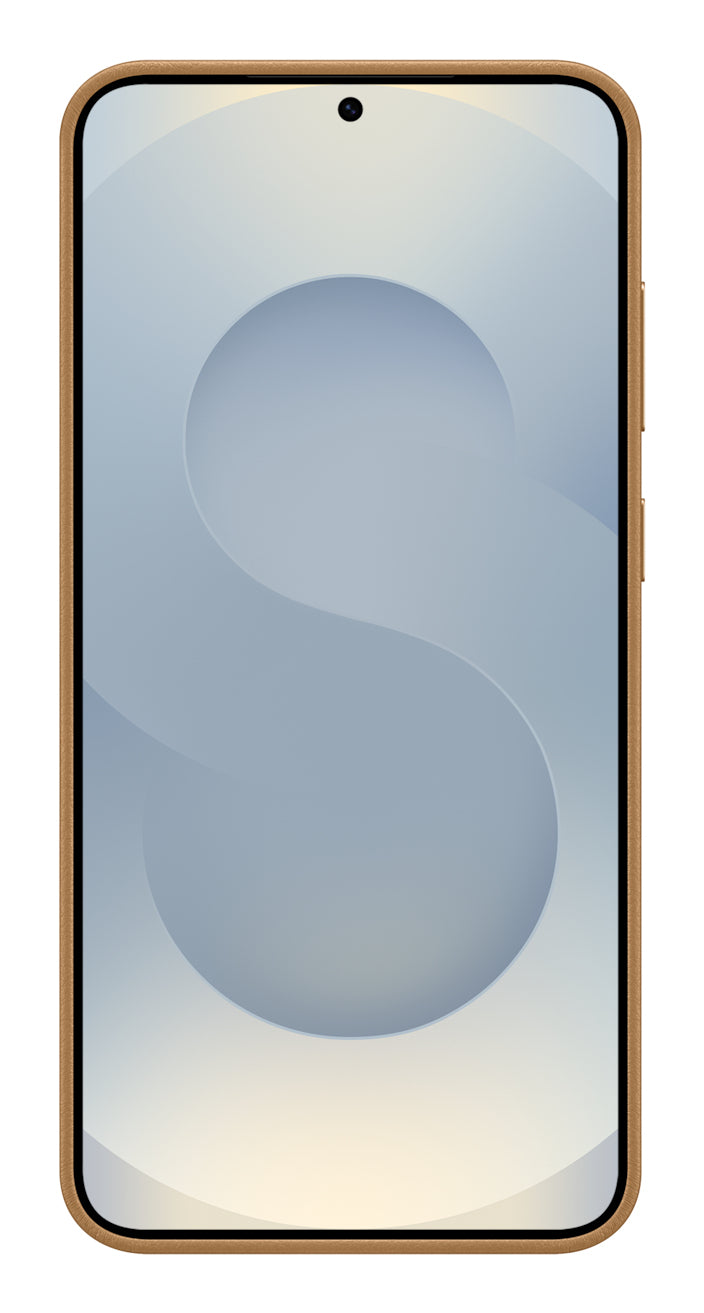 Samsung Backcover – für Samsung Galaxy S25+ – braun – Kunstleder