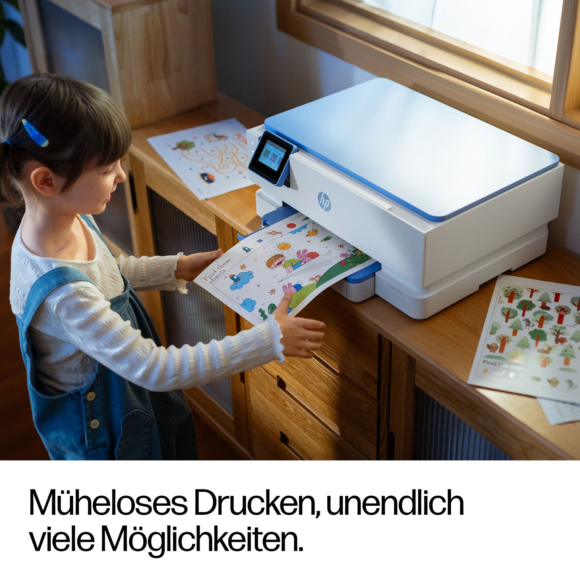 HP Envy Photo 7231 – Farbtintenstrahl-Multifunktionsdrucker, A4, 3-in-1, Duplex, ADF, WLAN, AirPrint, Mopria