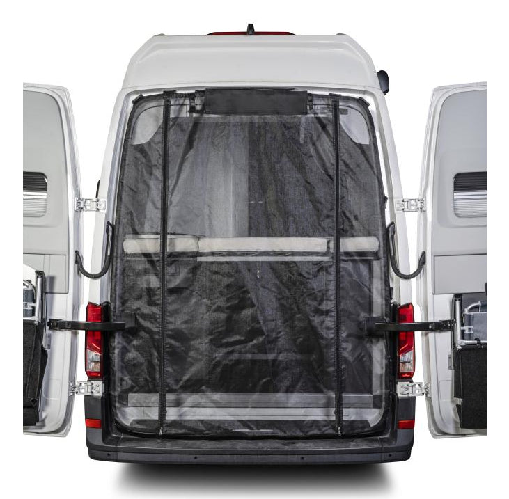 VanQuito Heckmoskitonetz mit Reissverschluss – für VW Heckklappe – Schwarz – Polyester – 1 Stk.