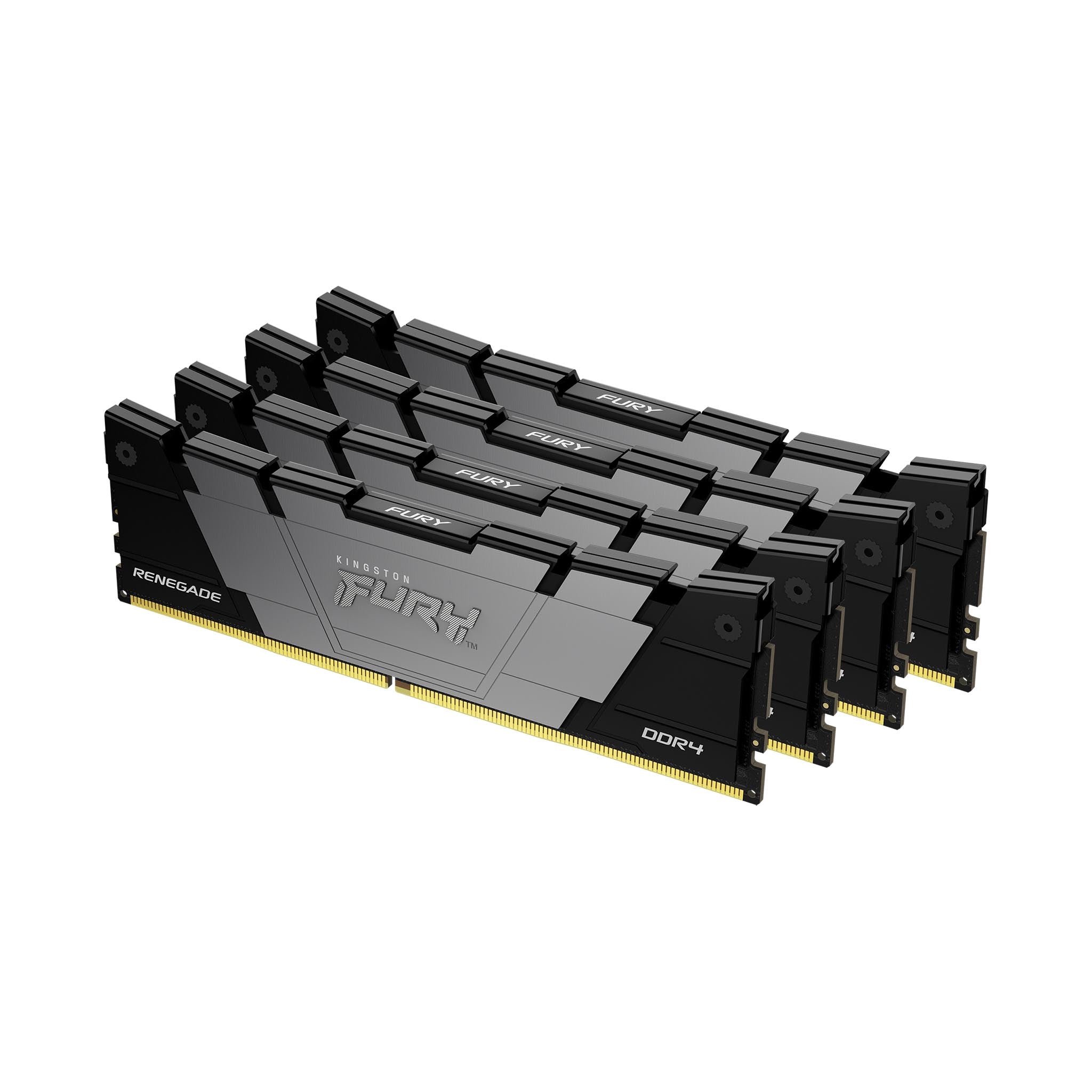 Kingston Technology Kingston FURY Renegade – Arbeitsspeicher – 32 GB (4×8 GB) DDR4-3600 CL16, 1,35 V, Schwarz