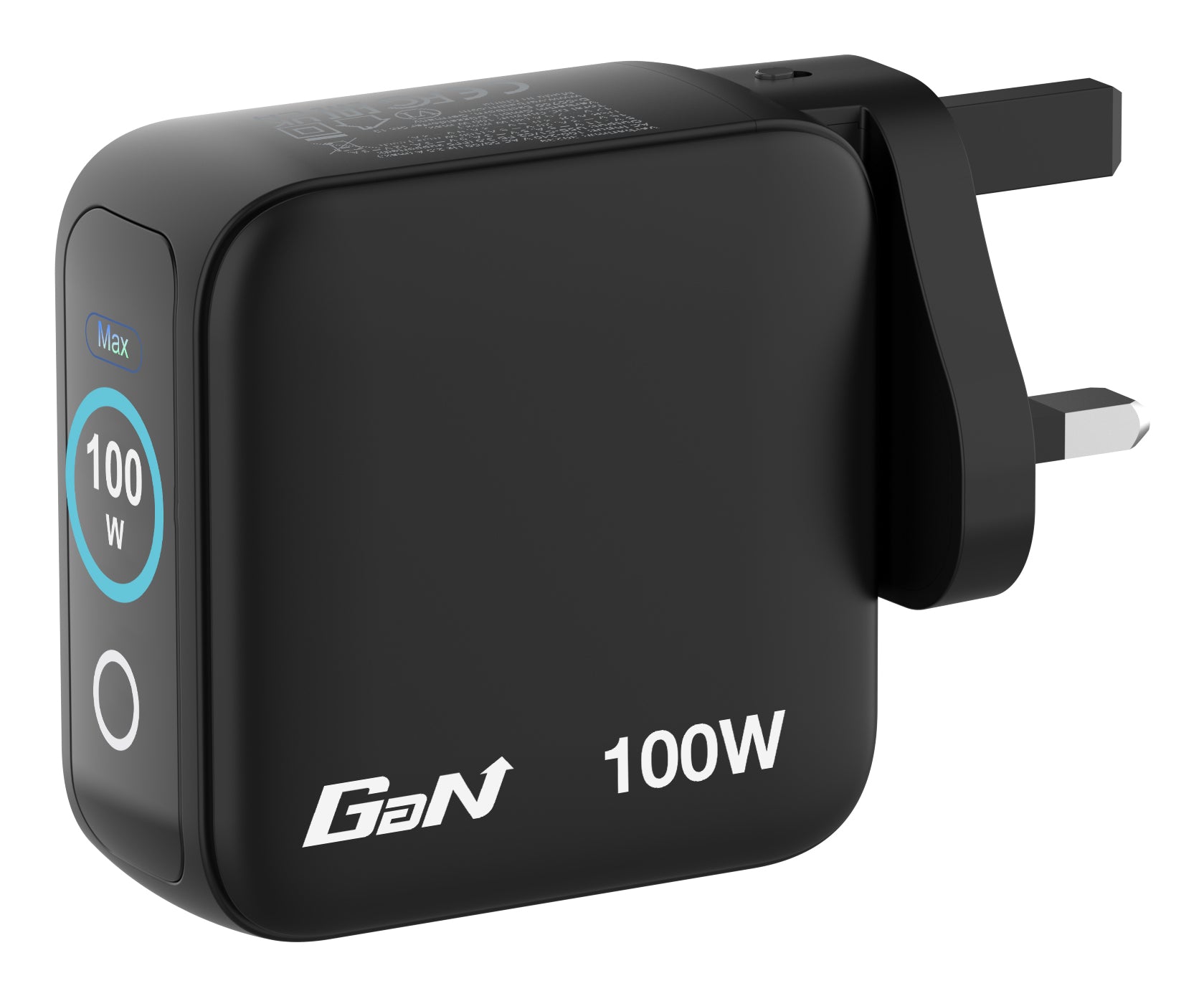 Verbatim 30239 USB-Ladegerät 100 W – USB-C×2, USB-A×1 – PD 3.0, QC 3.0, PPS, GaN – EU/UK/US-Stecker