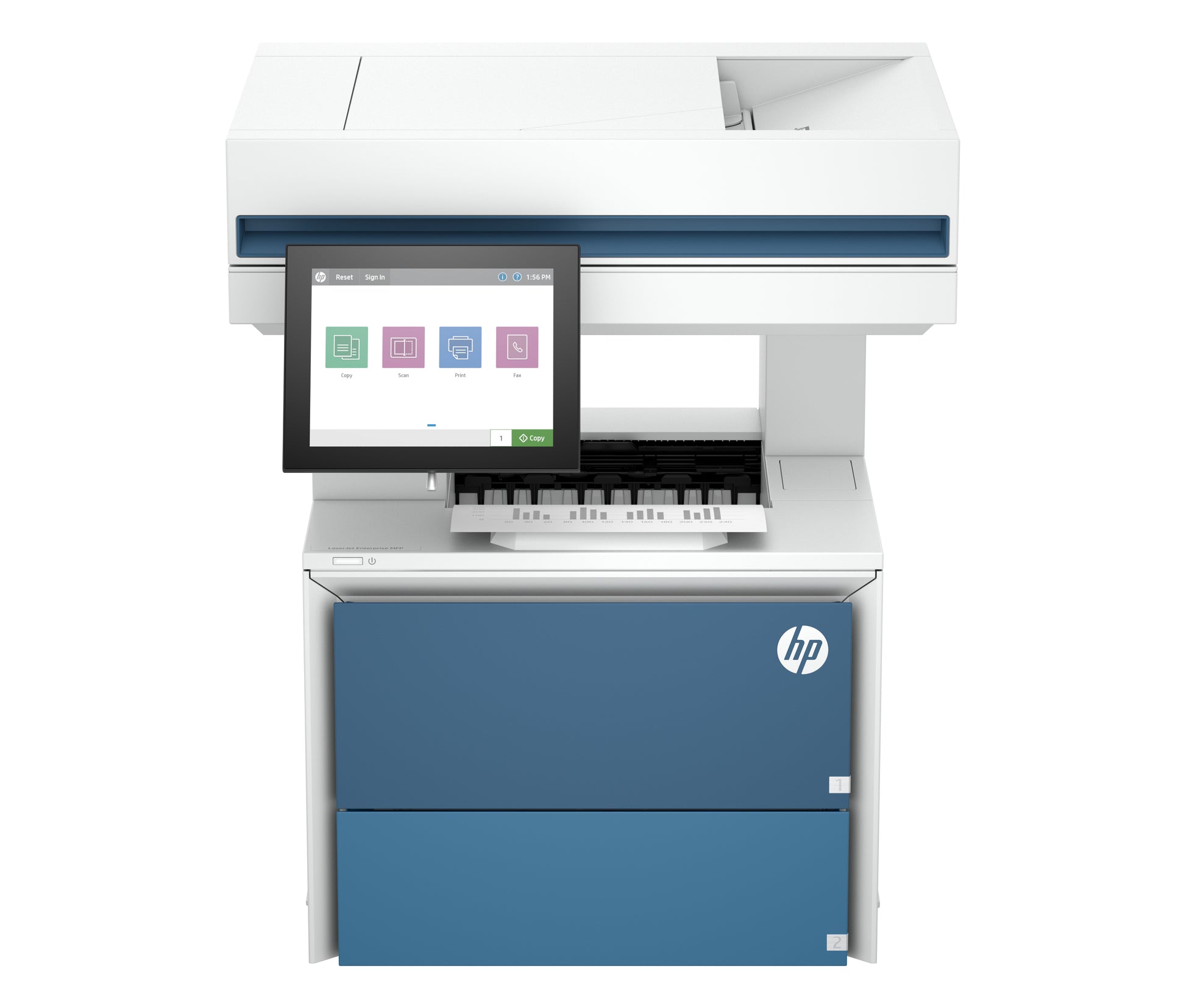 HP LaserJet Enterprise MFP 6600n – Schwarz-Weiss, A4, Duplex, LAN, USB, 55 S./Min., AirPrint, Mopria