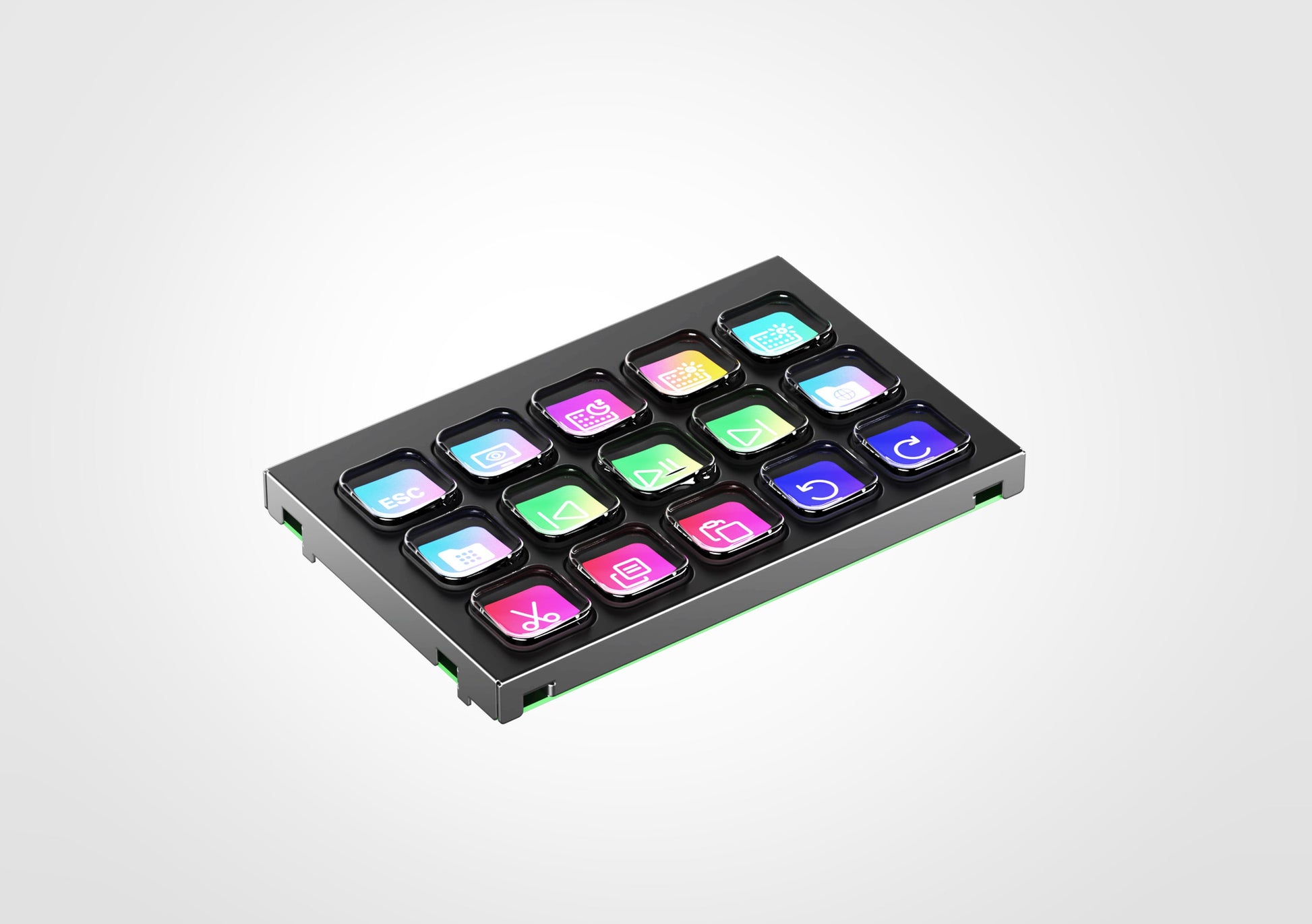 Elgato Stream Deck Modul 15 – Tastenfeld-Steuerpult – Membran – USB-C – Schwarz