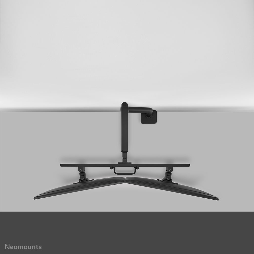 Neomounts DS75S-950BL2 – Tischhalterung, 2 Monitore, bis 27", VESA 75 × 75 mm, 8 kg, neigbar, schwarz