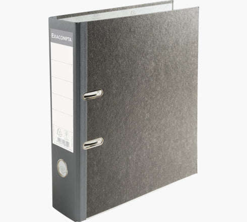 Exacompta Ordner – für A4 – Rückenbreite 8 cm – grau