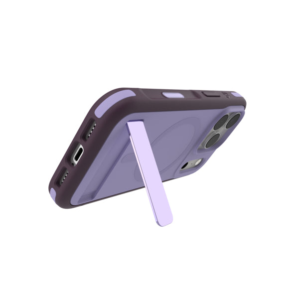 ZAGG Sedona Snap – Backcover – für Apple iPhone 17 Pro, mit Ständer, Graphen, Violett, bis 4 m Sturzsicher