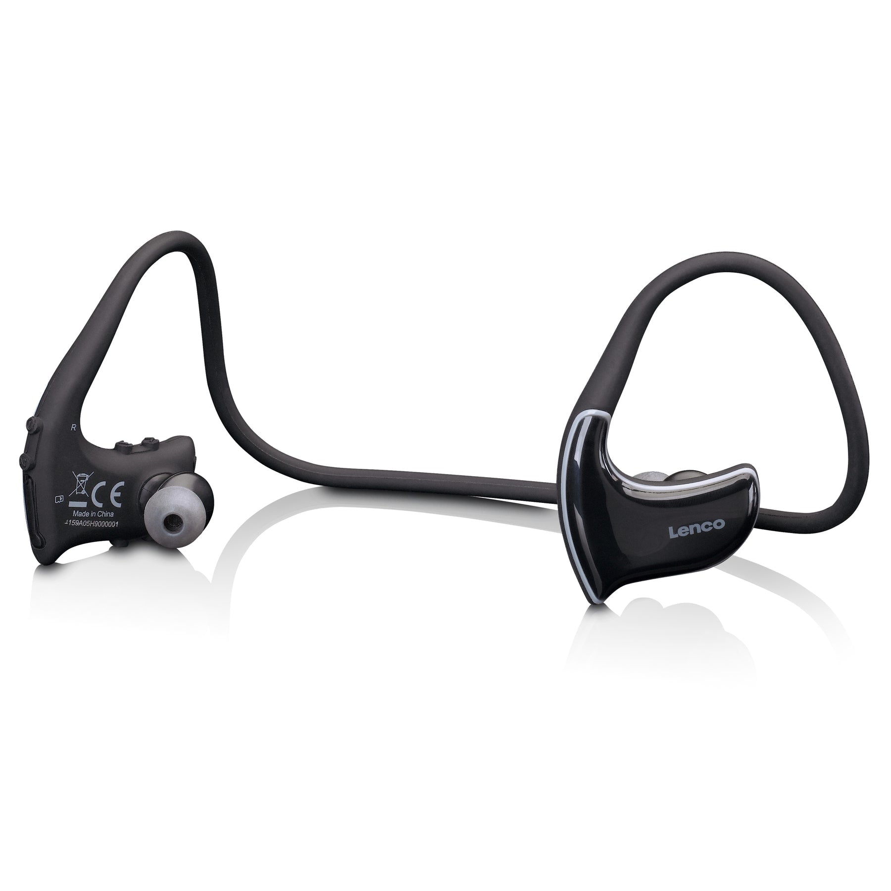 Lenco BTX-750 In-Ear Kopfhörer – Stereo, BT 5.0, Schwarz