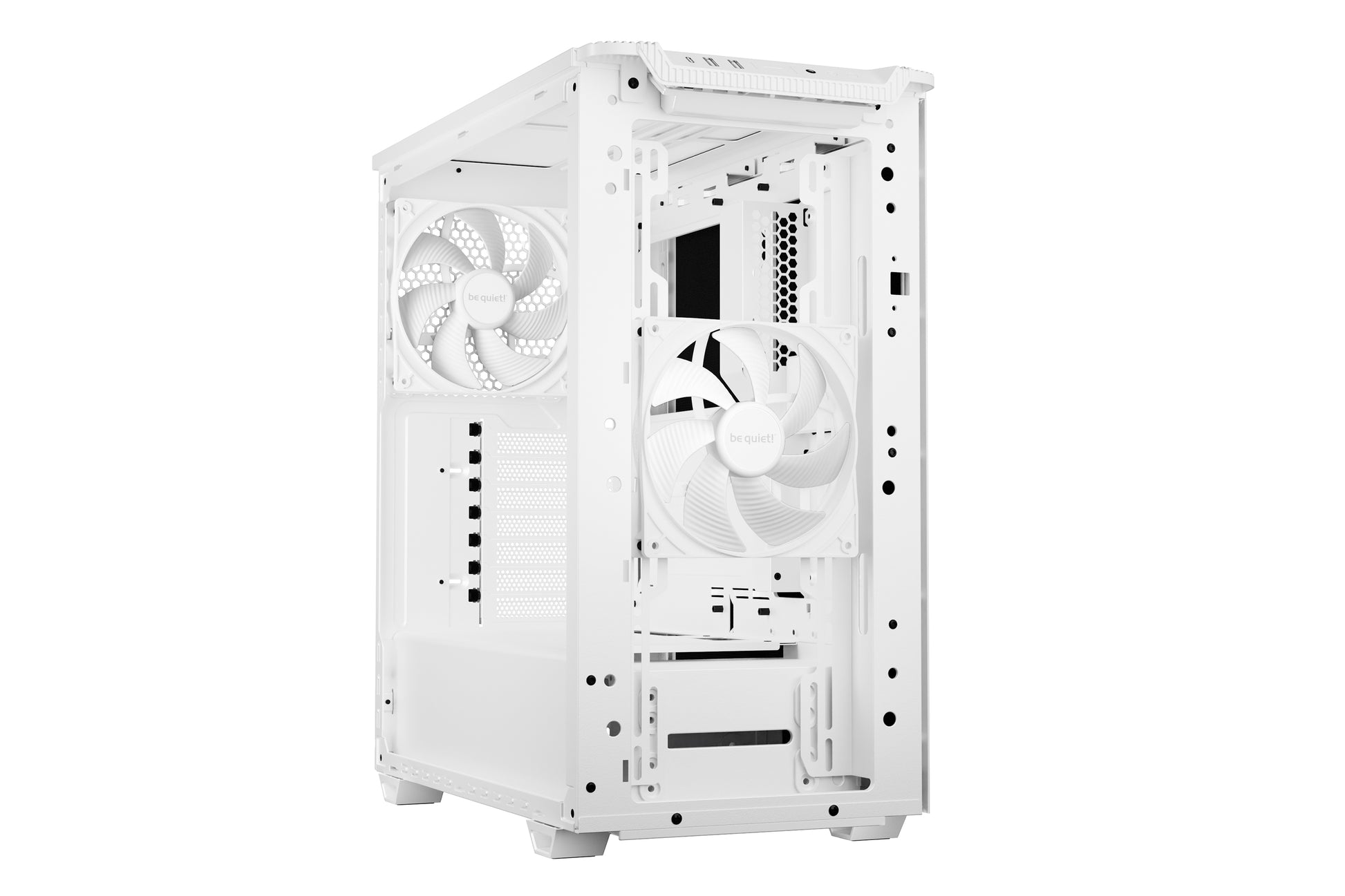 be quiet! be quiet Pure Base 501 – PC-Gehäuse – Midi-Tower, Seitenfenster, ATX, micro ATX, Mini-ITX, 7 Slots, Weiss