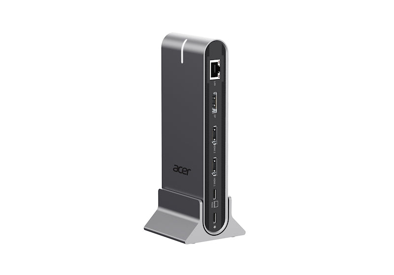 Acer Universelle Dockingstation – USB-C, 1× DP, 2× HDMI, 5× USB-A, 100 W PD, GbE, für Windows/Mac/ChromeOS
