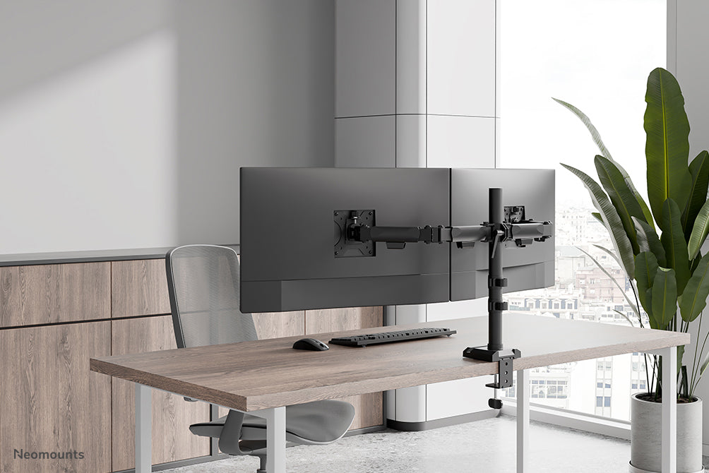 Neomounts DS60-600BL2 – 2 Monitore, 10–32"