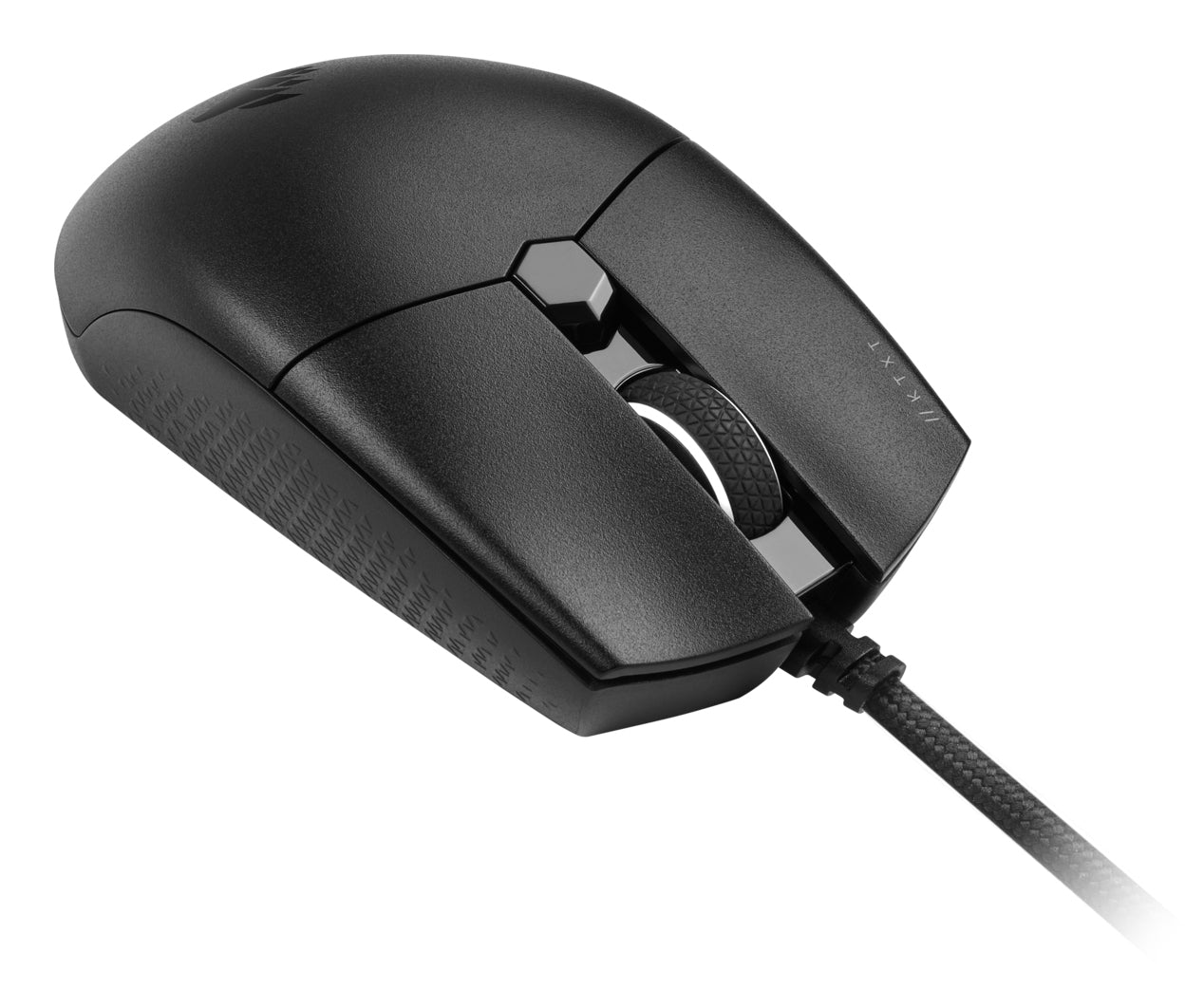 Corsair KATAR PRO XT Gaming-Maus – kabelgebunden, USB-A, 18'000 dpi, 6 Tasten, beidhändig, schwarz
