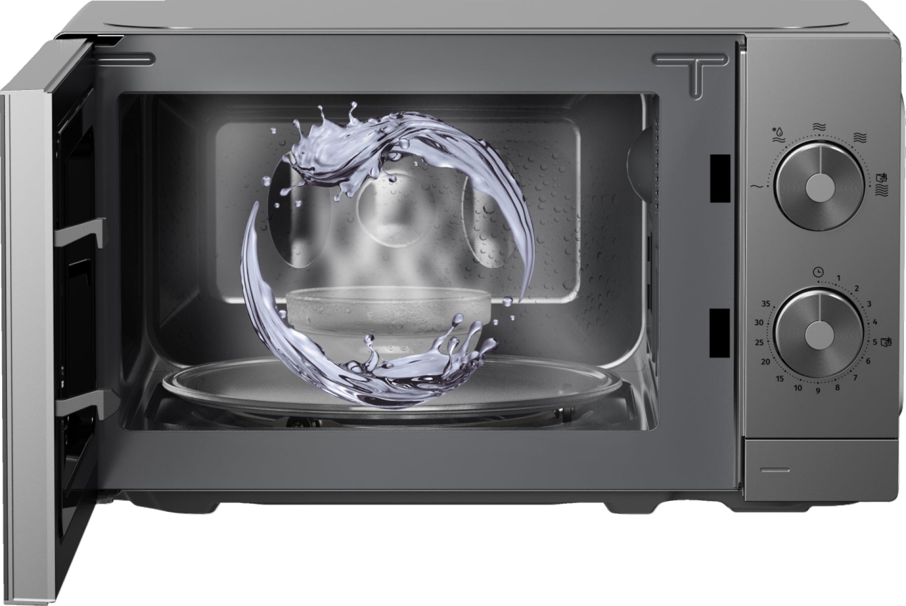 Gorenje Mikrowelle MO20E1T4 – 20 l, 700 W – schwarz/edelstahl