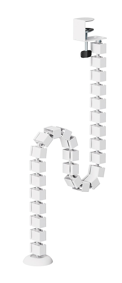 Neomounts ADS06-131WH Kabelschlange – 1,4 m – Stahl – Weiss, Schraubbefestigung