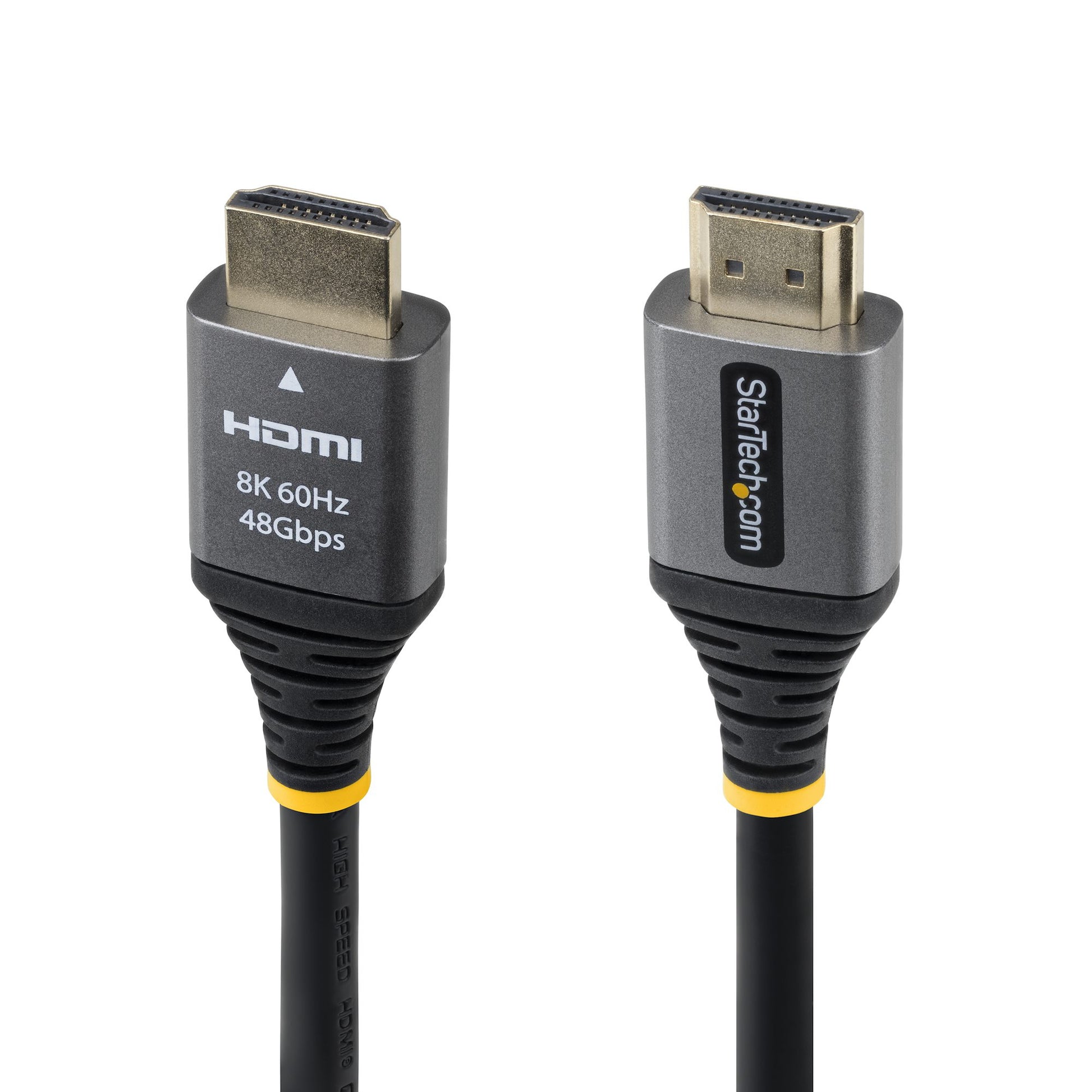 StarTech.com HDMI Kabel HDMI 2.1 8K 60 Hz – 0,3 m – HDR, ARC – Schwarz/Silber