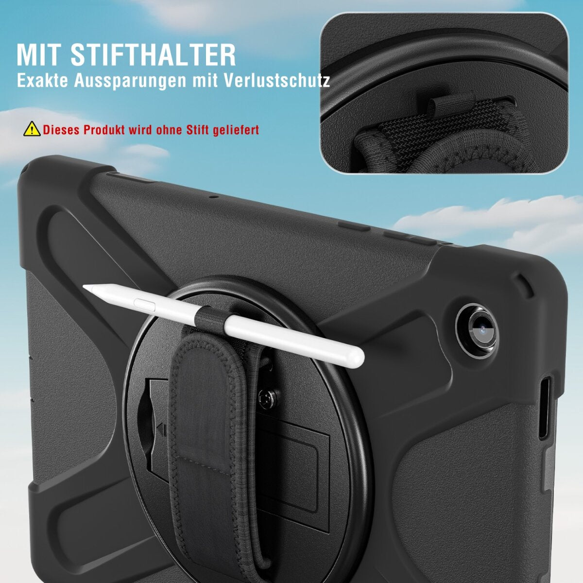 4smarts Tablet-Hülle für Samsung Galaxy Tab A11+ 11" – Schwarz