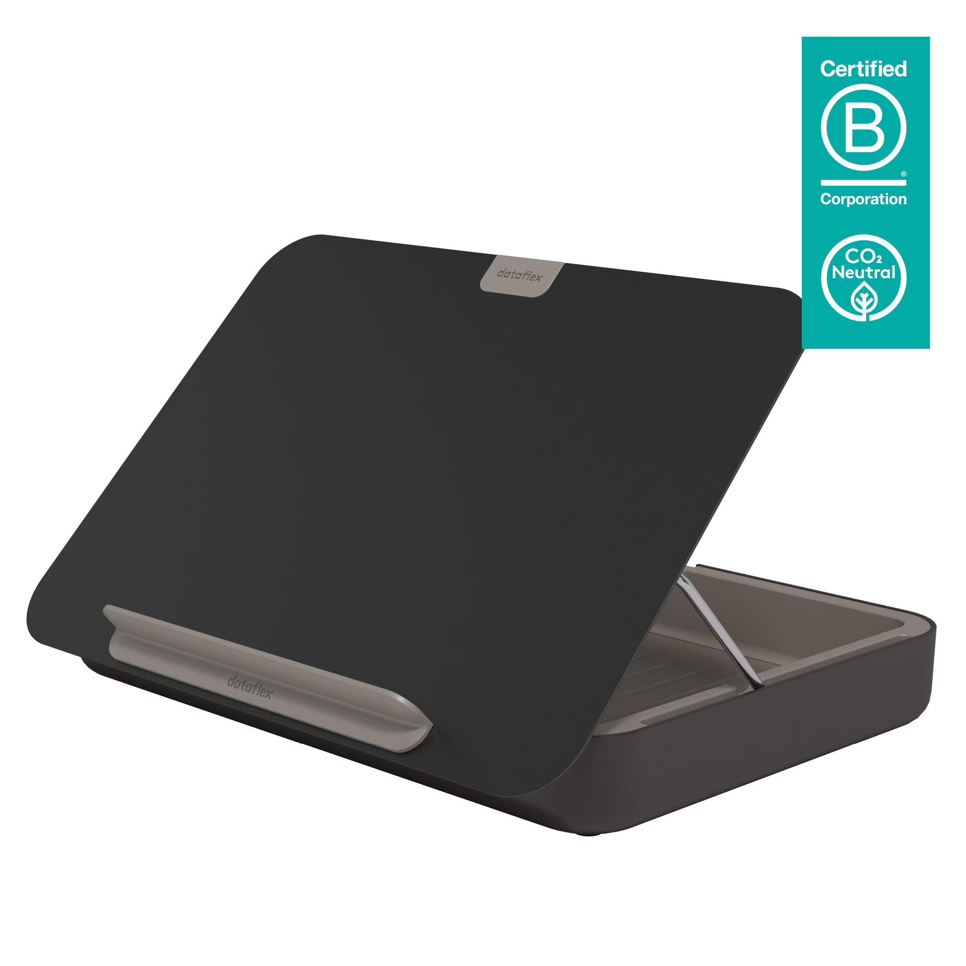 Dataflex Laptop-Ständer – für Notebooks bis 15" – höhenverstellbar, 6 kg Traglast – Schwarz