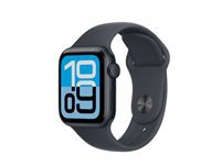 Apple Watch SE 2025 – Smartwatch – 40 mm, GPS, OLED, Ion-X Glas, 50 m, Mitternacht, Bandgrösse M/L