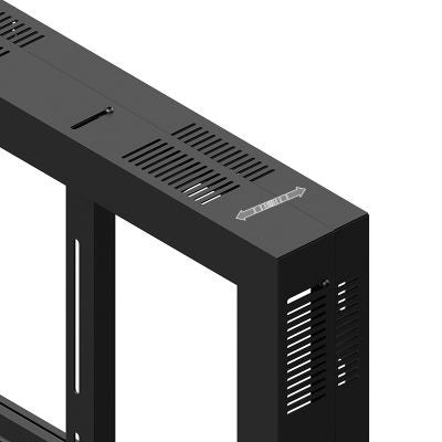 Hagor Enclosure Display-Gehäuse – Wandmontage, VESA 900×600 mm – für 75" TVs – Schwarz