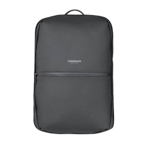 Vonmählen Horizon – Notebook-Rucksack – für 15,6"-Notebook, 20 l, Mikrofaserleder, schwarz, USB-Anschluss