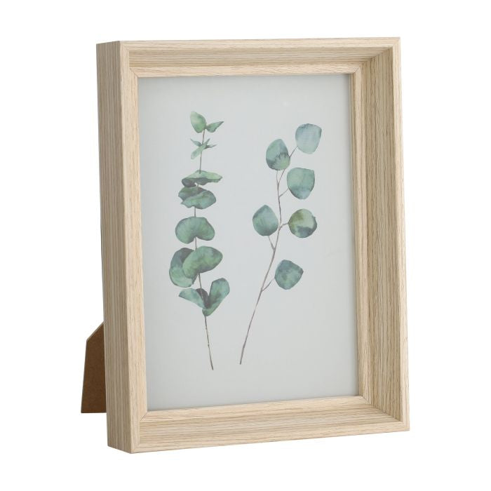 EGLO Bilderrahmen – für 13 × 18 cm – Glas & MDF & Holz, braun