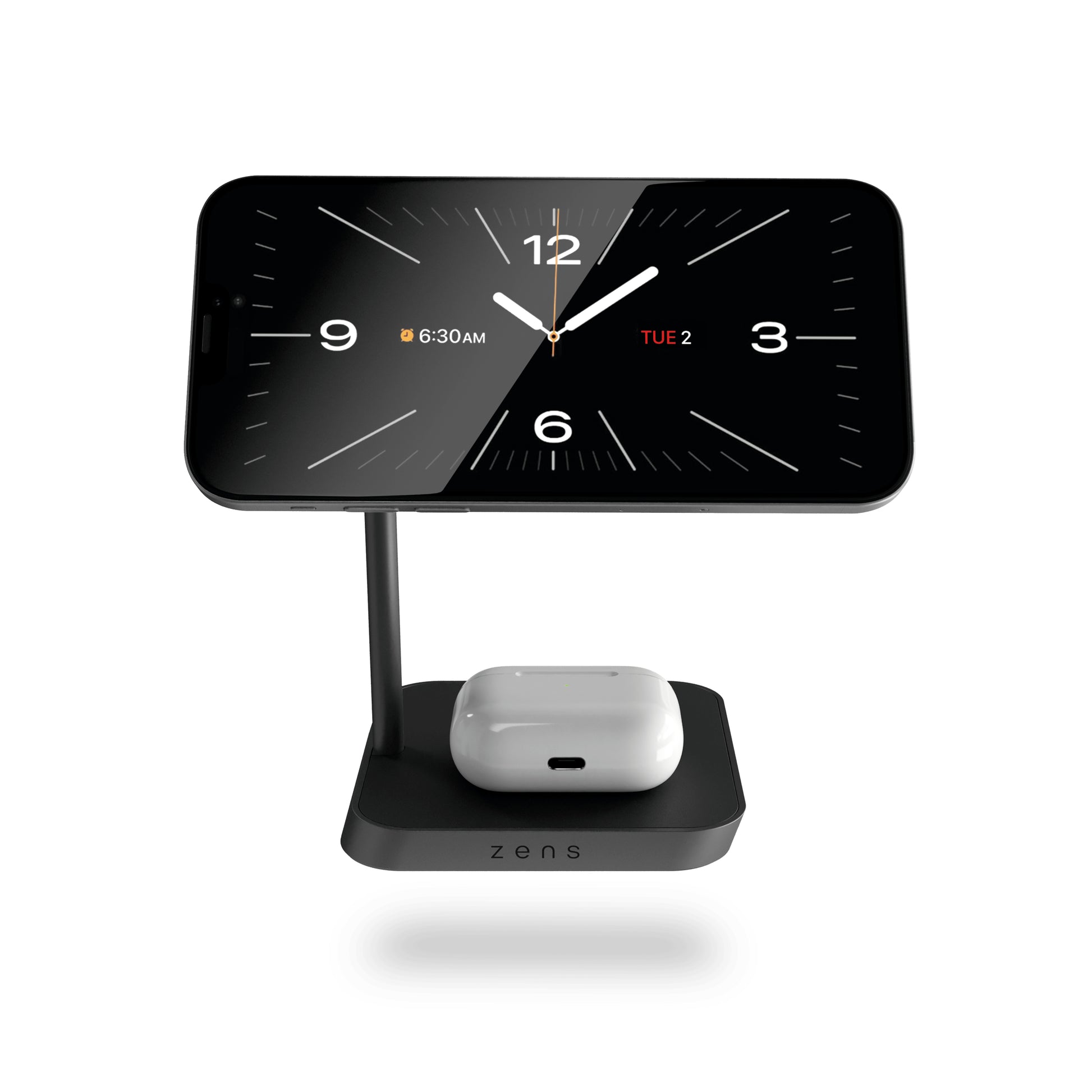 ZENS Ladestation – 15 W, Qi2, MagSafe-kompatibel – für iPhone 12+, AirPods (2, 3, Pro)
