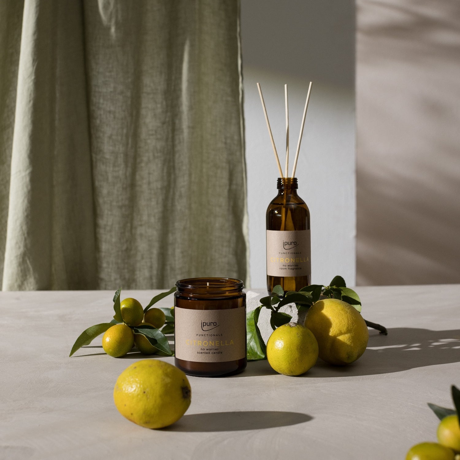 ipuro Functionals Citronella – Duftstäbchen, 150 ml