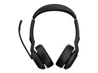 Jabra Evolve2 55 Link380A UC – Duo Headset – Bluetooth, USB‑A – Stereo