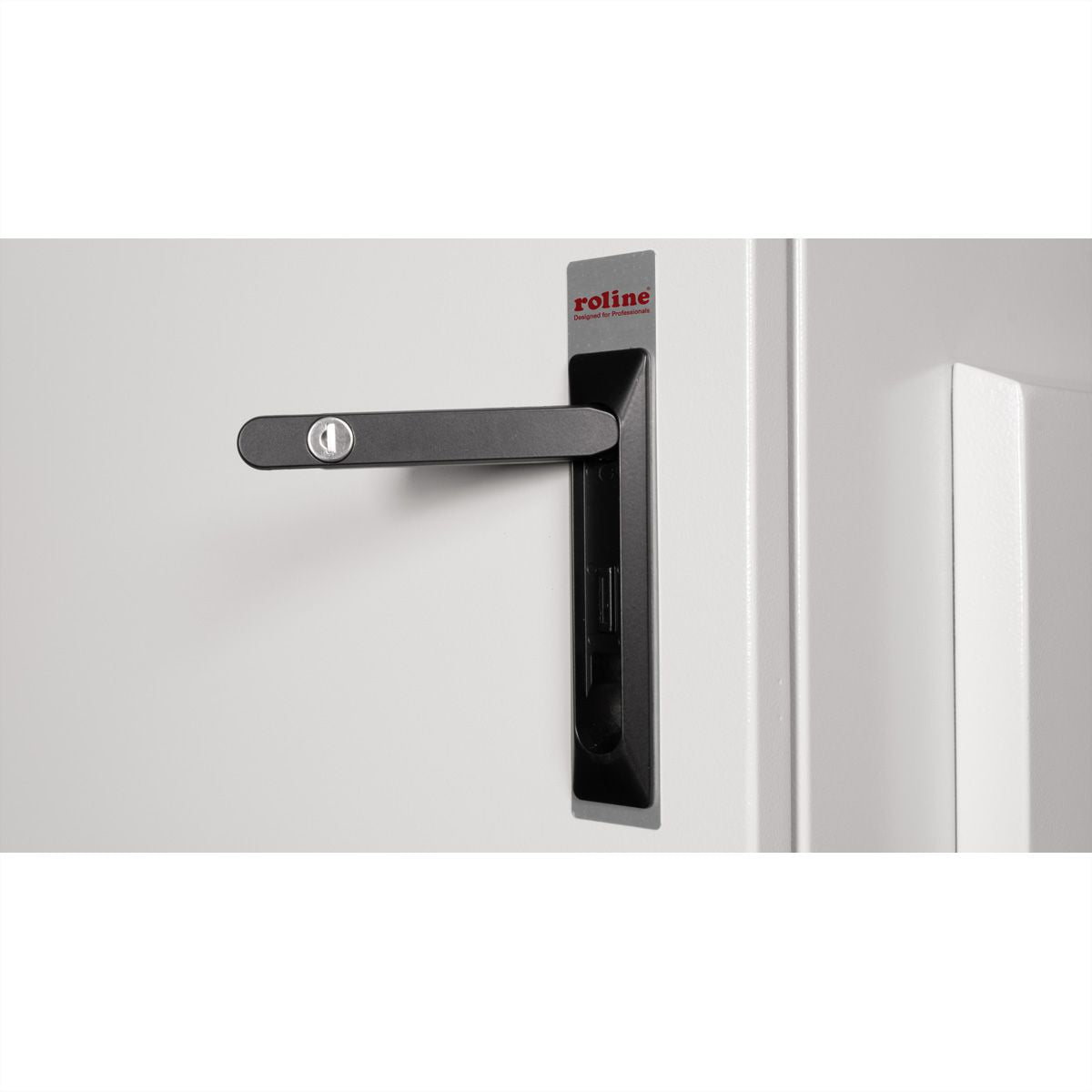 ROLINE Pro – 19" Wandverteiler 7U, IP55, abschliessbar, 600 × 450 × 490 mm, lichtgrau, Stahl