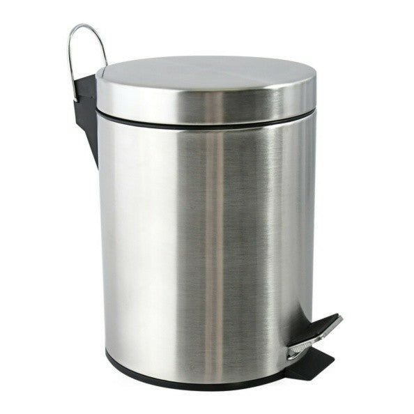 MSV Treteimer – 5 l – Edelstahl, rund