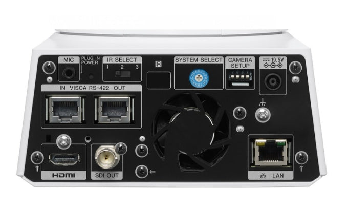 Sony SRG-A40WC – PTZ-Konferenzkamera – 4K, 30× optischer Zoom, 70° Sichtfeld, Auto Framing, HDMI x1, LAN (RJ45)
