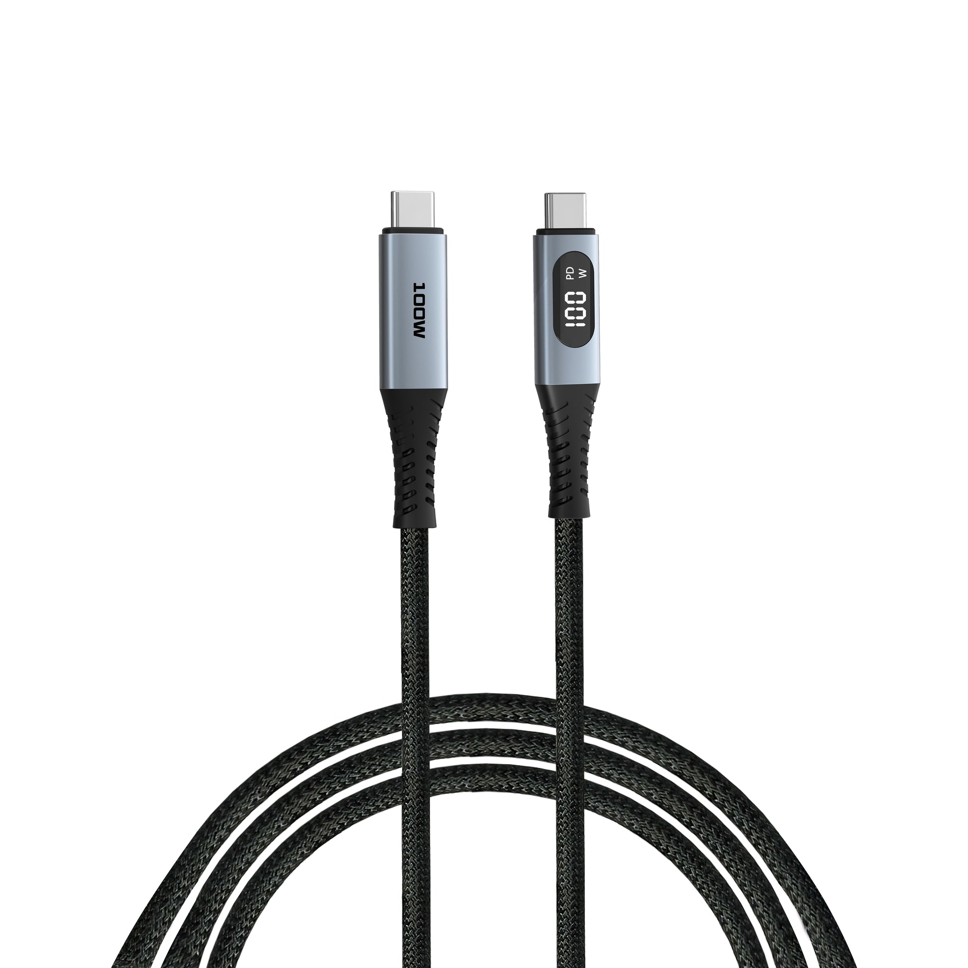 Verbatim USB-C auf USB-C Kabel – USB 2.0 – 1,2 m – PD 100 W – LED-Display – für iPhone 16/15 und mehr
