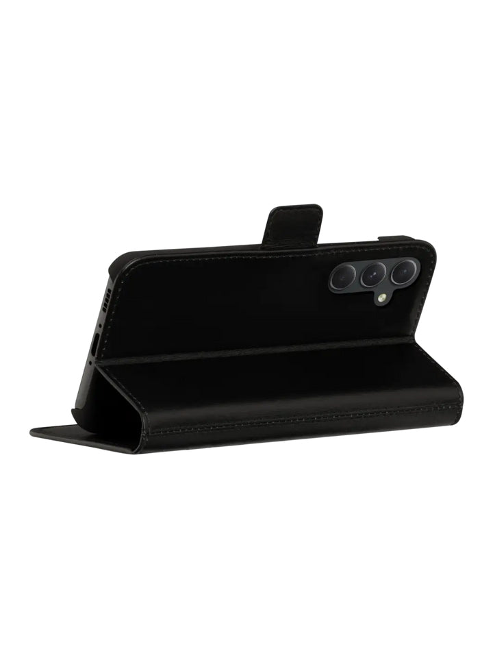 dbramante1928 Copenhagen Wallethülle – für Samsung Galaxy Z Fold 4, 3 Kartenfächer, Leder, Schwarz
