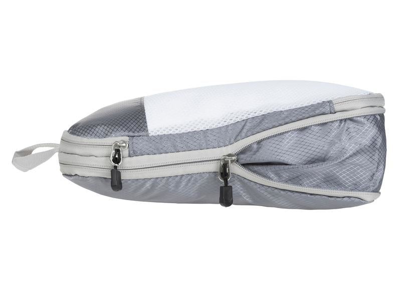 KOOR Packhilfen-Set (Grösse S) – mit Reissverschluss, Tragegriff – 30×9×20 cm – Grau – Polyester – 2-teilig