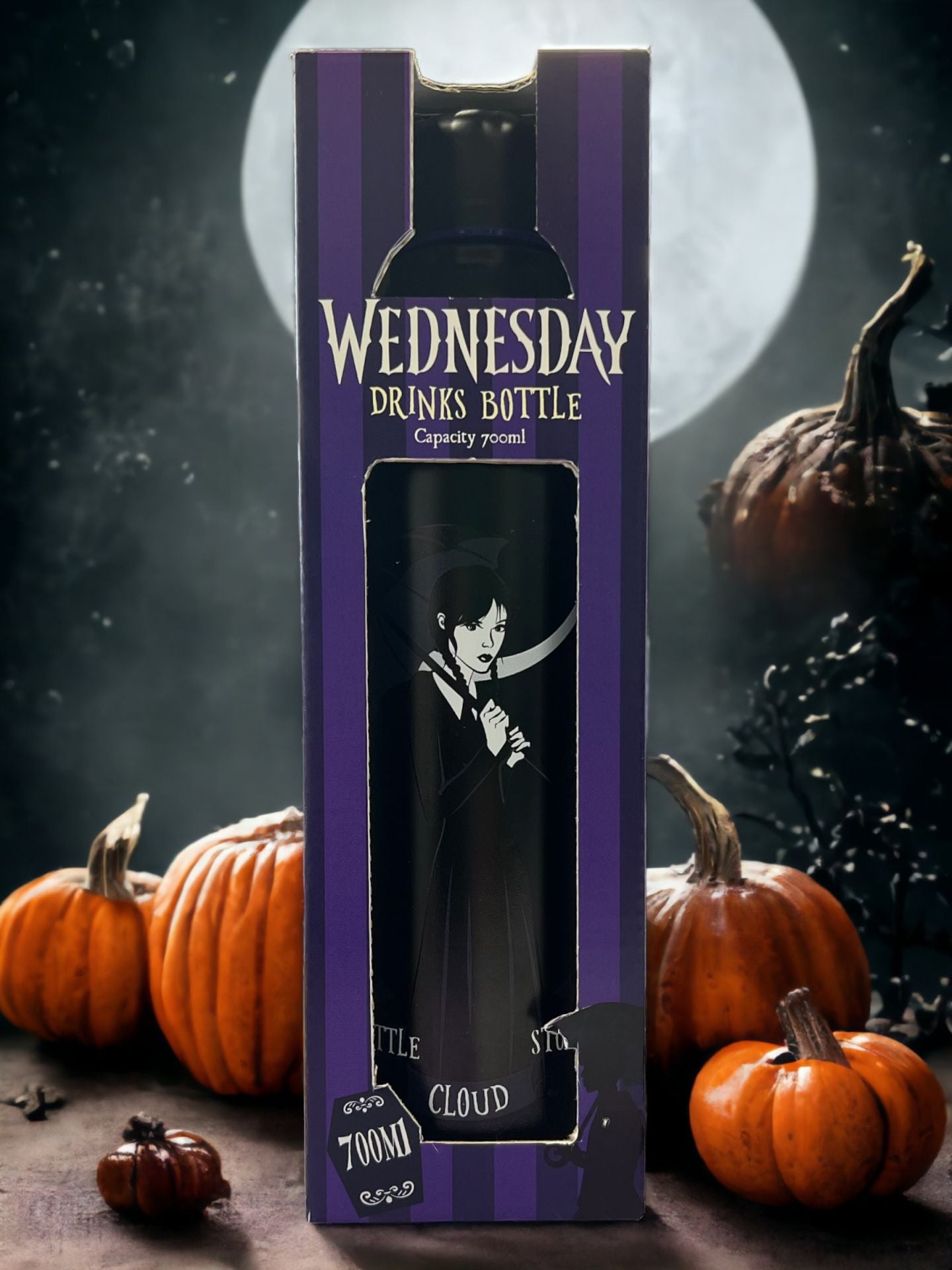 Thumbs Up Wednesday Trinkflasche 700 ml – Stahl, Schraubdeckel, Schwarz