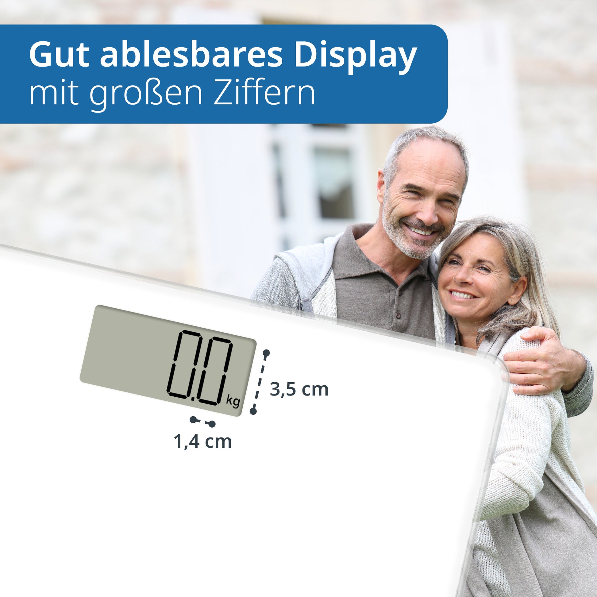 ADE Digitale Personenwaage Amina – Glas – 180 kg