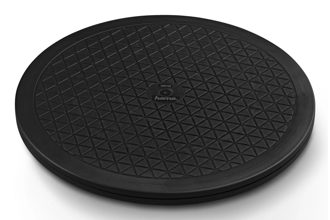 Hama Drehteller Ø 30 cm, 80 kg, 360° – schwarz