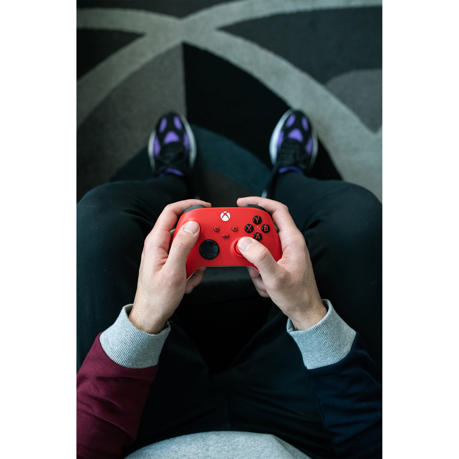 Microsoft Pulse Red – Gamepad – Kabellos (Bluetooth/2,4 GHz), Rot
