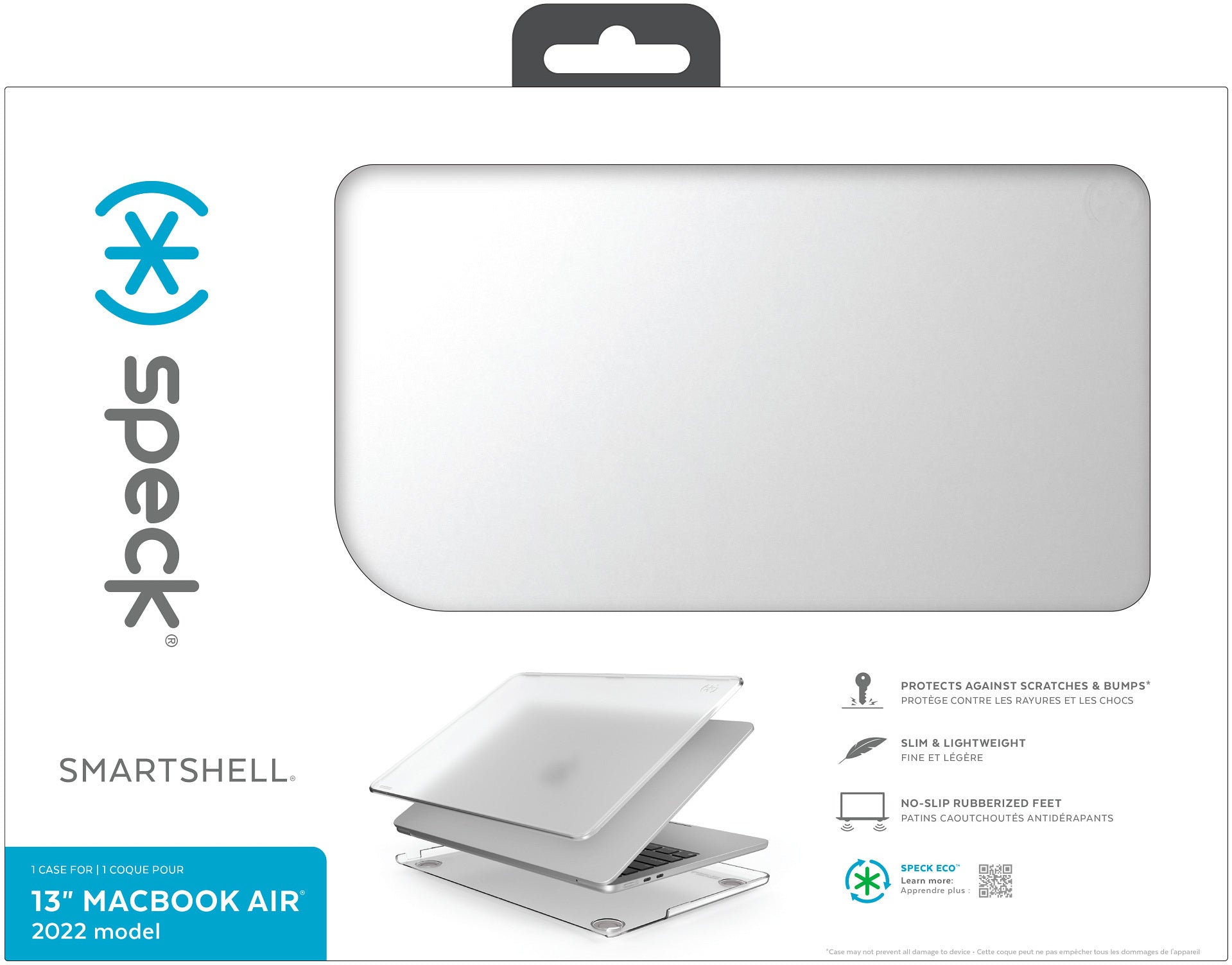 Speck Notebook-Schutzhülle für MacBook Air 13" (2022) – Transparent