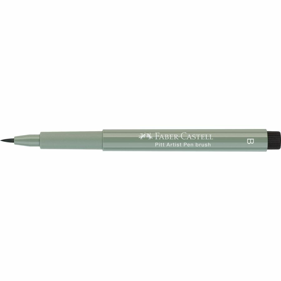 Faber-Castell Pitt Artist Pen Brush – Pinselspitze, 2,5 mm, pigmentiert, wasserfest, hellgrün