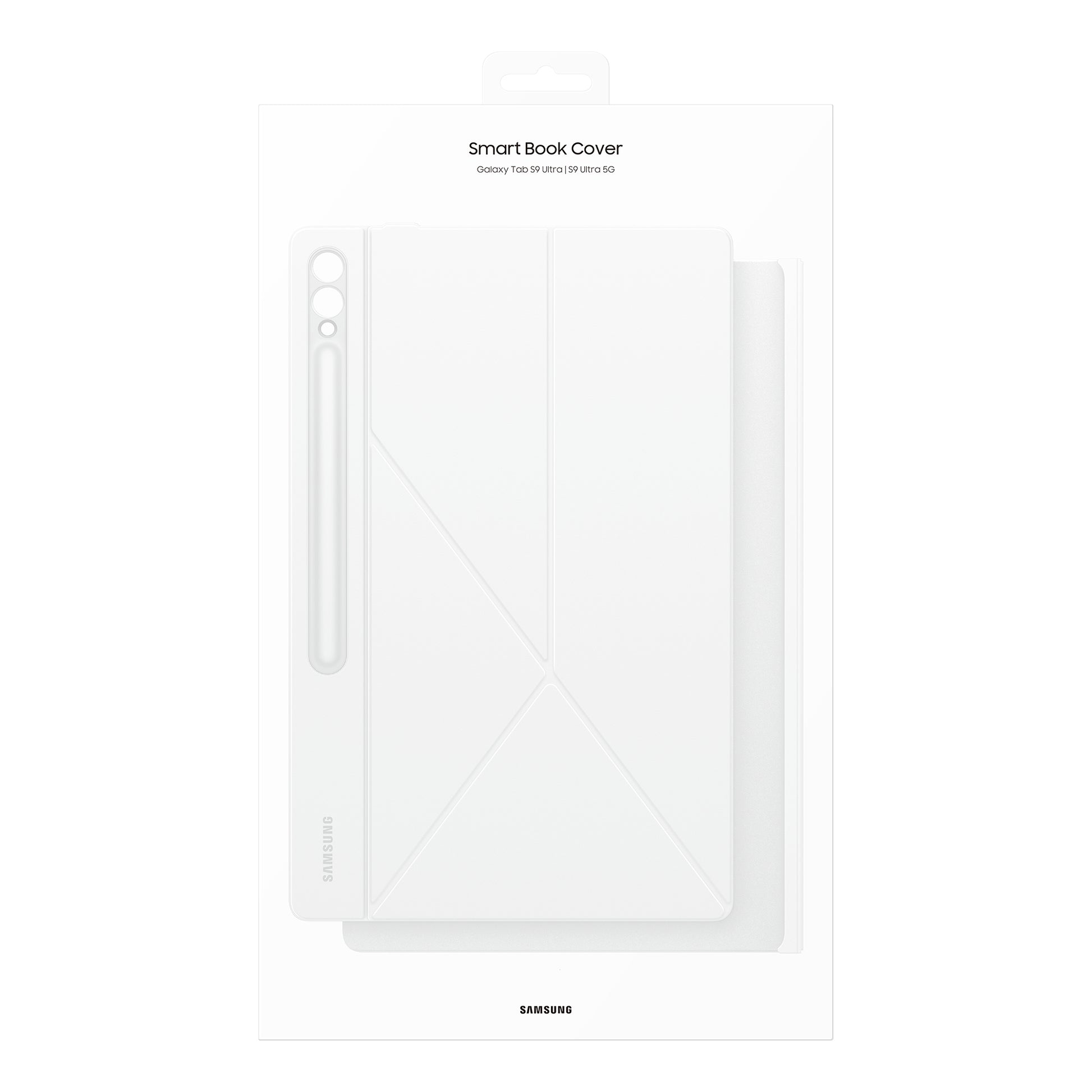 Samsung Smart Book Cover Notebook-Schutzhülle – für Tablets bis 14,6", Stossschutz, Kunststoff, Weiss