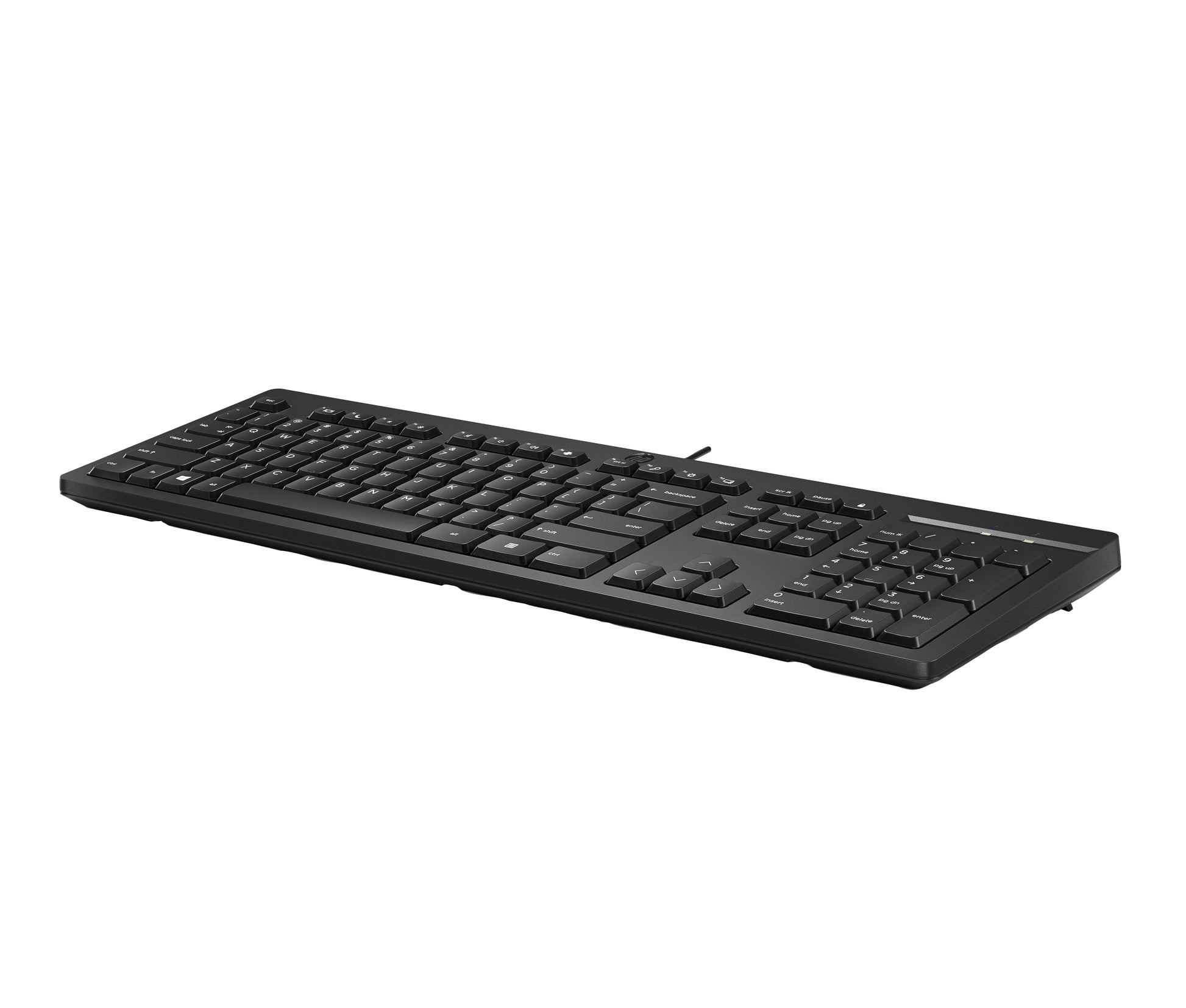 HP 125 – Tastatur – kabelgebunden, USB-A – Membran – schwarz – für PCs mit USB-A-Anschluss